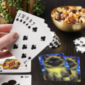 Van Gogh Starry Night Siamese Cat Spielkarten (In Situ)