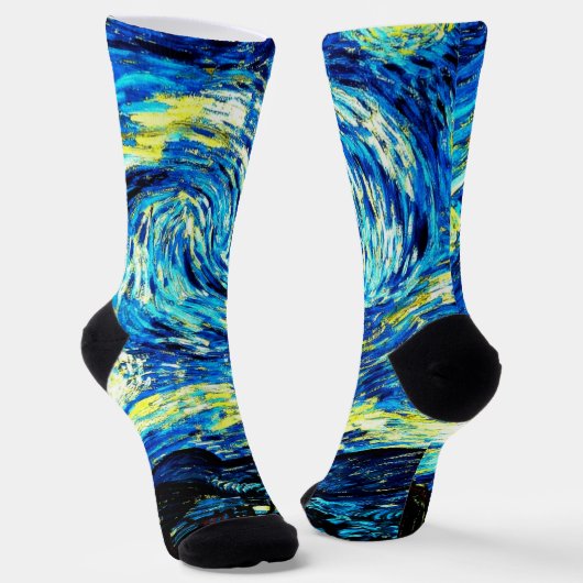 Van Gogh - Starry Night Socken (Gewinkelt)