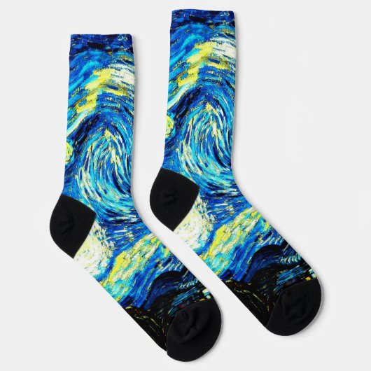 Van Gogh - Starry Night Socken (Rechts)