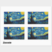Van Gogh Starry Night Stickers (Blatt)