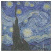 Van Gogh Starry Night Stoff (Nahaufnahme)