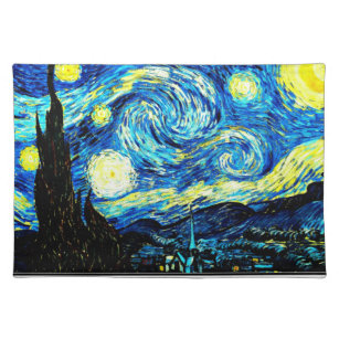Van Gogh - Starry Night Stofftischset