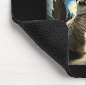 Van Gogh Starry Night Style Artistic Ragdoll Chat Mousepad (Ecke)