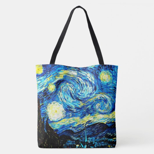 Van Gogh - Starry Night Tasche (Rückseite)