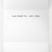 Van Gogh Starry Night Template Dreifach Gefaltete Urlaubskarte (Innenseite Mitte)