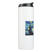 van gogh Starry night Thermosbecher (Nach links gedreht)