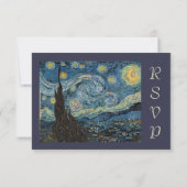 Van Gogh Starry Night uAwg Einladung (Rückseite)