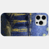 Van Gogh Starry Night über der Rhone Case-Mate iPhone Hülle (Rückseite (Horizontal))
