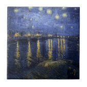 Van Gogh Starry Night über der Rhone Fliese (Vorderseite)