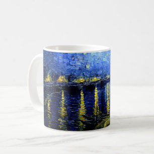 Van Gogh - Starry Night über der Rhone Kaffeetasse