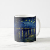 Van Gogh - Starry Night über der Rhone Kaffeetasse (VorderseiteRechts)