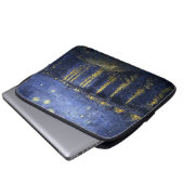 Van Gogh Starry Night über der Rhone Laptopschutzhülle (Vorne Knopf)