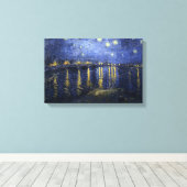 Van Gogh Starry Night über der Rhone Leinwanddruck (Insitu (Holzboden))