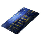 Van Gogh Starry Night über der Rhone Magnet (Linke Seite)