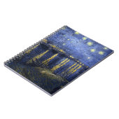 Van Gogh Starry Night über der Rhone Notizblock (Linke Seite)