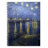 Van Gogh Starry Night über der Rhone Notizblock (Vorderseite)