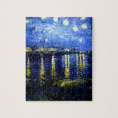 Van Gogh - Starry Night über der Rhone Puzzle (Vertikal)