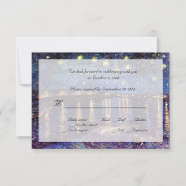 Van Gogh Starry Night über der Rhone uAwg Einladung