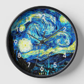 Van Gogh - Starry Night Uhr (Vorderseite)