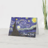 Van Gogh Starry Night, Vintage Weihnachten (Vorderseite)