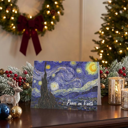 Van Gogh Starry Night, Vintage Weihnachten