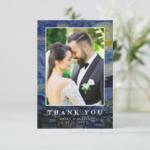 Van Gogh Starry Night Wedding Dankeskarte (Stehend Vorderseite)