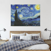 Van Gogh Starry Night Wrapped Canvas Leinwanddruck (Insitu (Schlafzimmer))