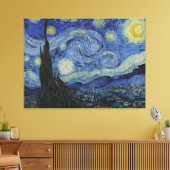 Van Gogh Starry Night Wrapped Canvas Leinwanddruck (Insitu (Wohnzimmer))