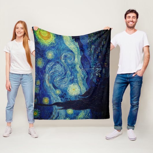 Van Gogh Sternen Nacht Bettwäsche Set Fleecedecke (Beispiel)