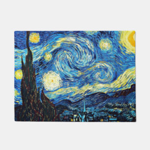 Van Gogh - sternenklare Nacht Fußmatte