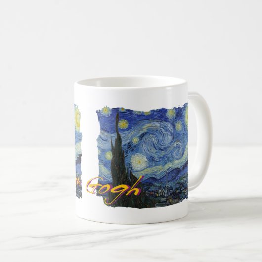 Van Gogh * sternenklare Nacht Kaffeetasse (VorderseiteRechts)