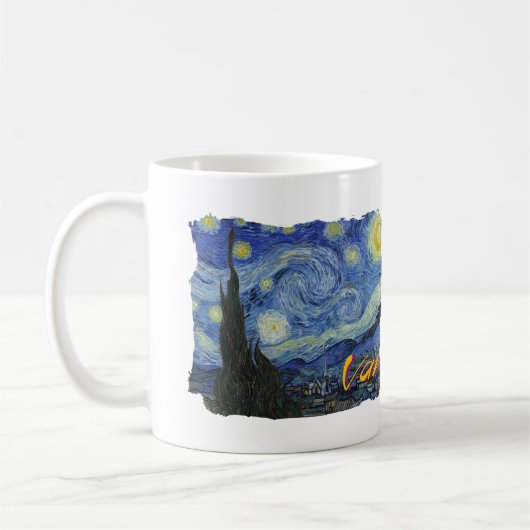 Van Gogh * sternenklare Nacht Kaffeetasse (Links)
