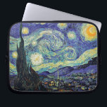 Van Gogh sternenklare Nacht Laptopschutzhülle<br><div class="desc">Van Gogh Meisterwerk: Sternenklare Nacht.
Die Starry Nacht ist ein Öl auf Leinwand durch den niederländischen Postenimpressionist Maler Vincent van Gogh. Im Juni 1889 gemalt,  stellt sie die Ansicht vom Osteneinfassung Fenster seines Asylraumes bei Heilig-Rémy-De-Provence,  kurz vor Sonnenaufgang,  mit dem Zusatz eines idealisierten Dorfs dar.</div>