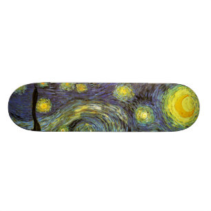 Van Gogh: Sternenklare Nacht Skateboard