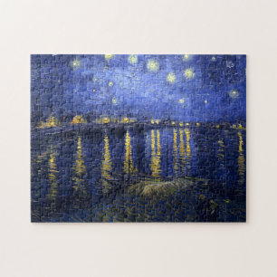 Van Gogh: Sternenklare Nacht über der Rhône Puzzle