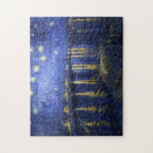 Van Gogh: Sternenklare Nacht über der Rhône Puzzle (Vertikal)