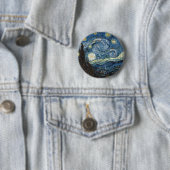 Van Gogh Sternennacht Button (Beispiel)