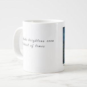 Van Gogh Sternennacht Dankbarkeits-Künstlerische A Jumbo-Tasse