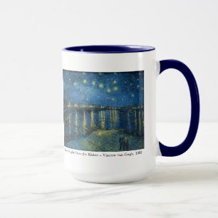 Van Gogh Sternennacht Dankbarkeits-Kunstvolle Aufm Tasse