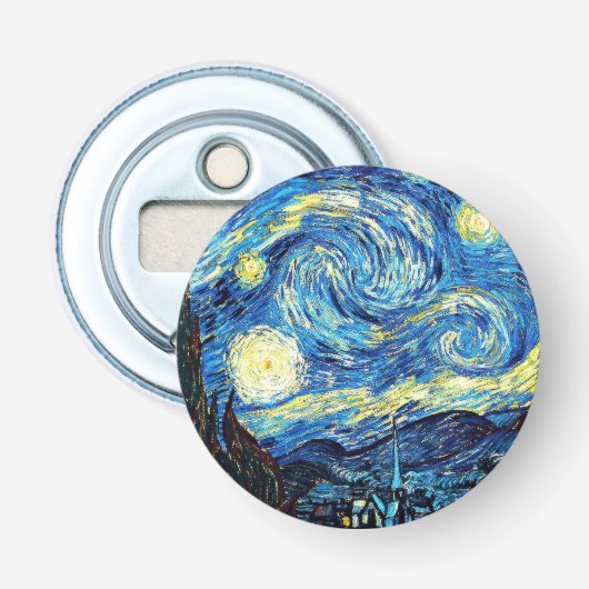 Van Gogh - Sternennacht Flaschenöffner (Vorderseite)