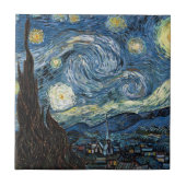 Van Gogh Sternennacht Fliese (Vorderseite)