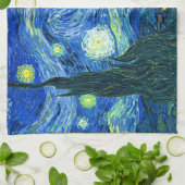 Van-Gogh-Sternennacht Geschirrtuch (Gefaltet)
