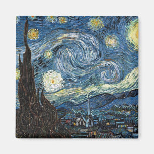 Van Gogh Sternennacht Magnet