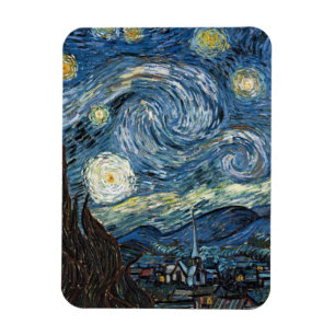 Van Gogh Sternennacht Magnet