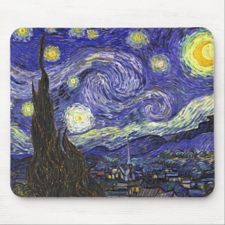 Van Gogh Sternennacht Mousepad