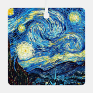 Van Gogh - Sternennacht Ornament Aus Metall