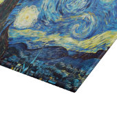 Van Gogh - Sternennacht Schneidebrett (Ecke)