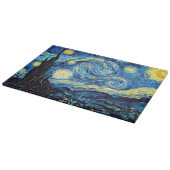 Van Gogh - Sternennacht Schneidebrett (Ecke)