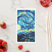 Van Gogh - Sternennacht Serviette (Beispiel)