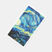 Van Gogh - Sternennacht Serviette (Ecke)